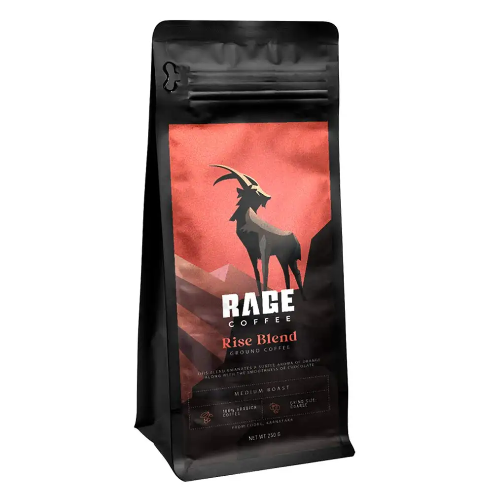 Rage Coffee Rise Blend Ground Coffee,  250 g  Coffee Filter (Coarse)