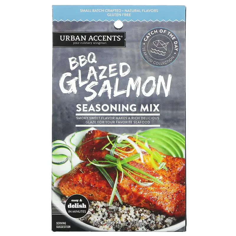 BBQ Glazed Salmon Seasoning Mix, 1 oz (28 g)