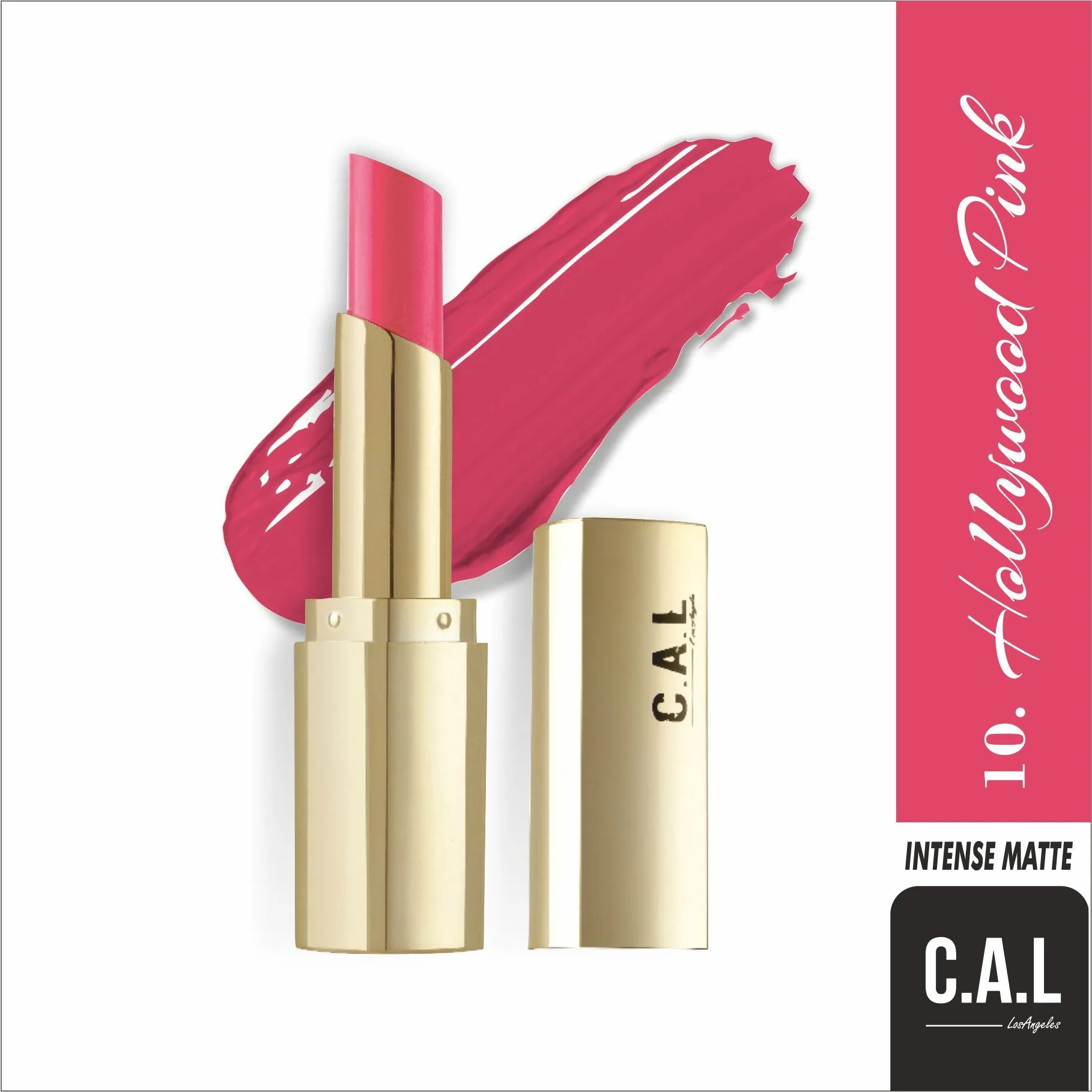 C.A.L Los Angeles Intense Matte Lipstick - Hollywood Pink