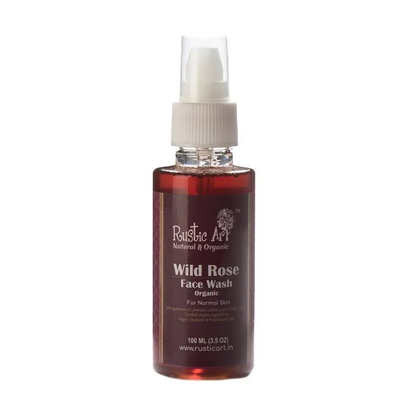 Rustic Art Organic Wild Rose Face Wash