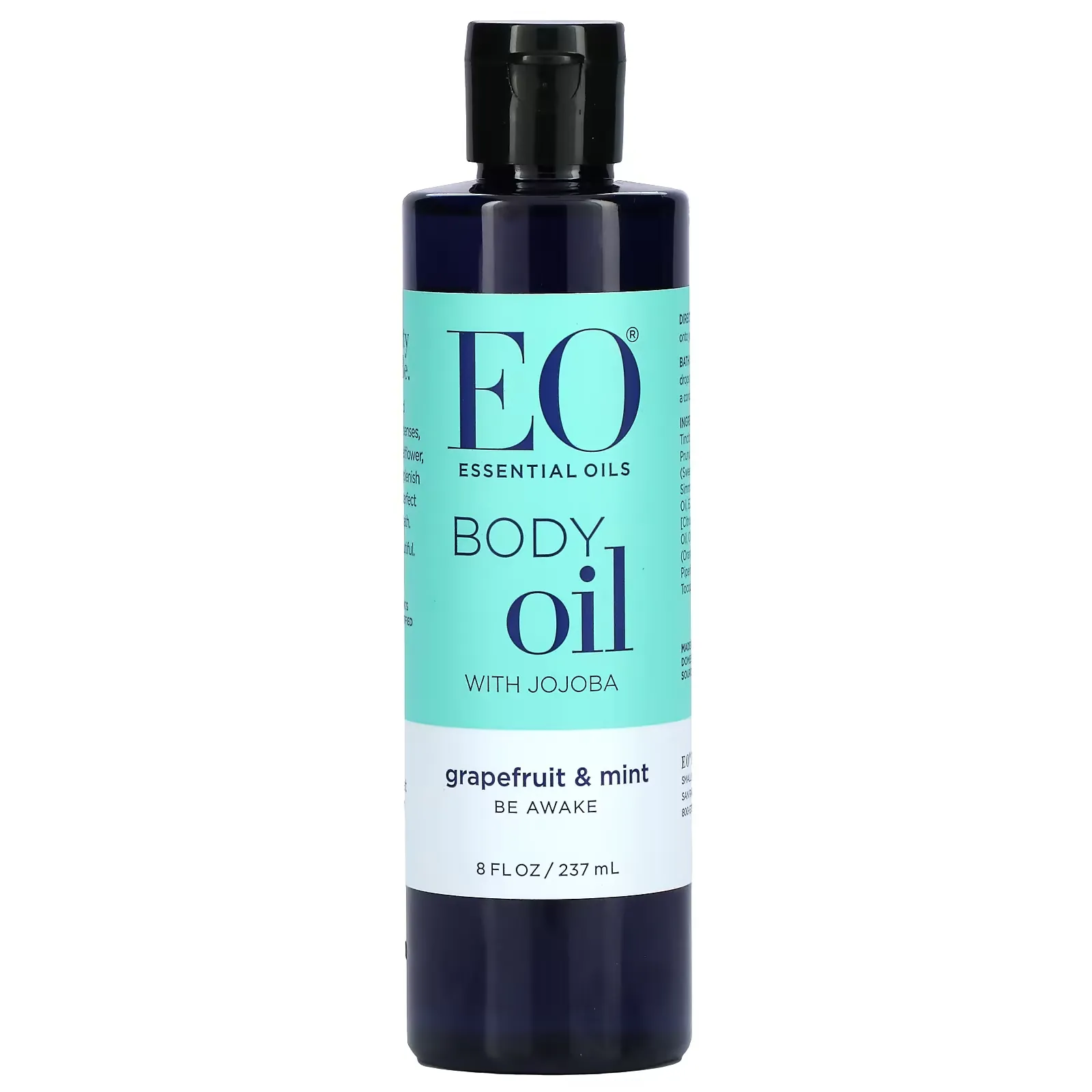 Body Oil with Jojoba, Grapefruit & Mint, 8 fl oz (237 ml)