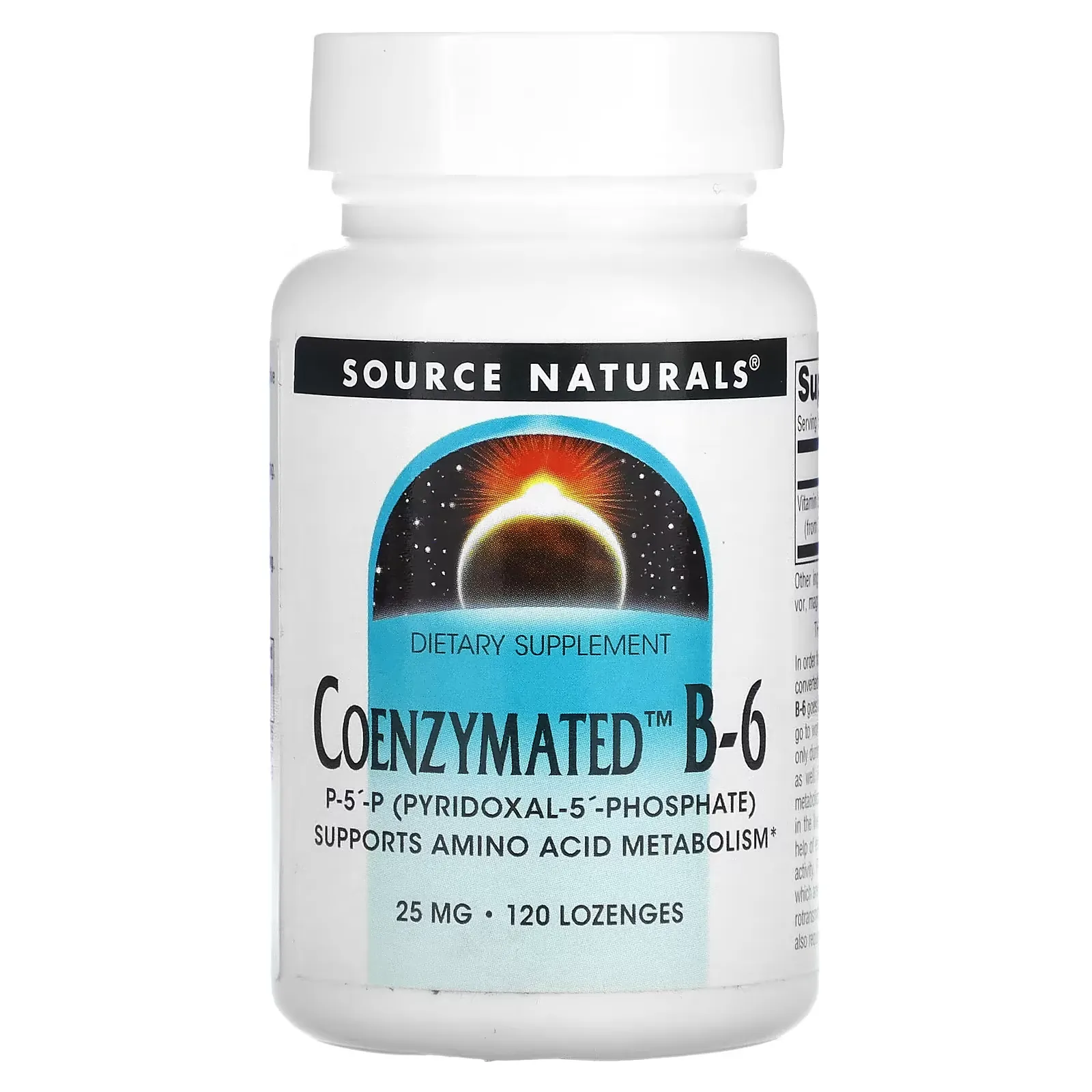 Coenzymated B-6, 25 mg, 120 Lozenges