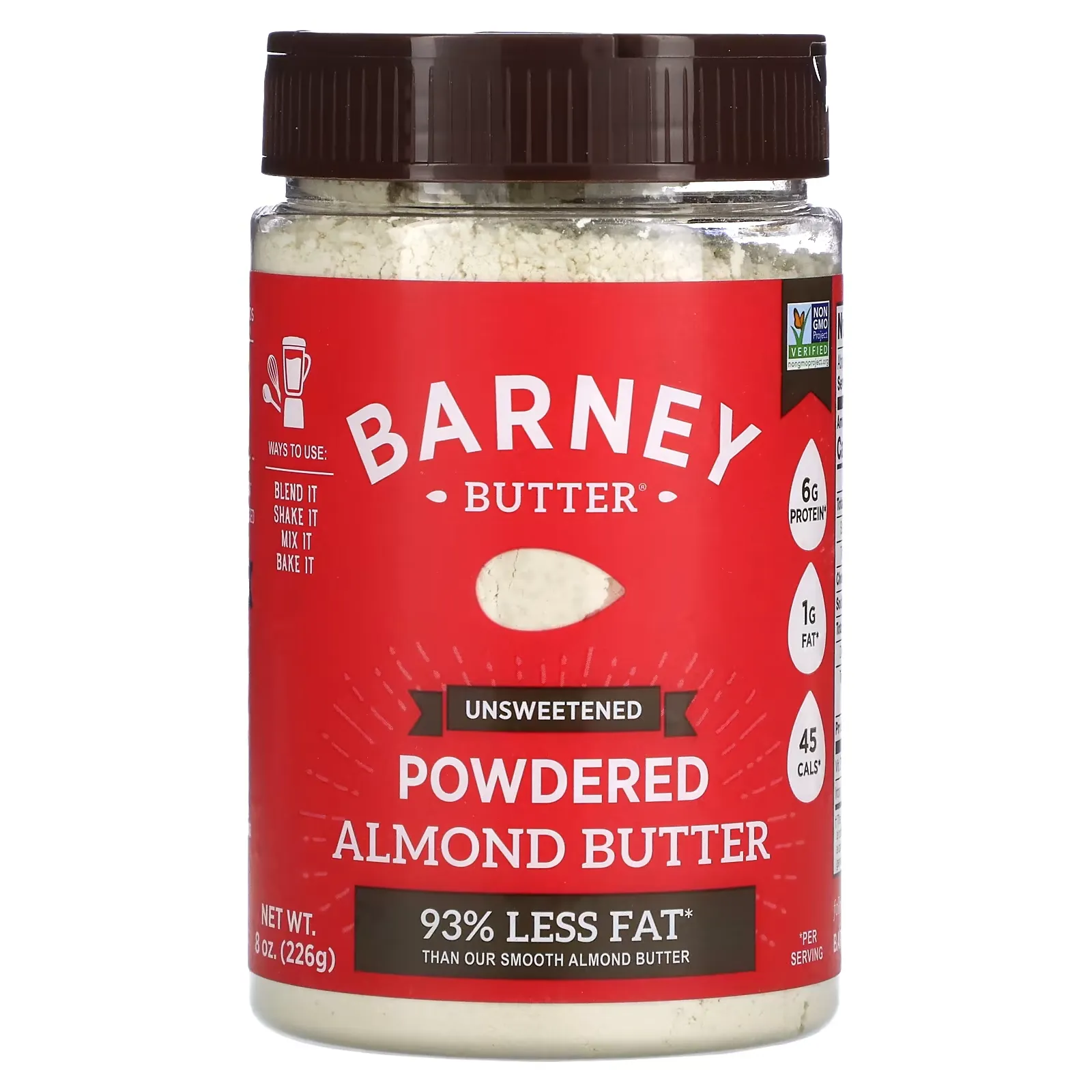 Powdered Almond Butter, Unsweetened, 8 oz (226 g)