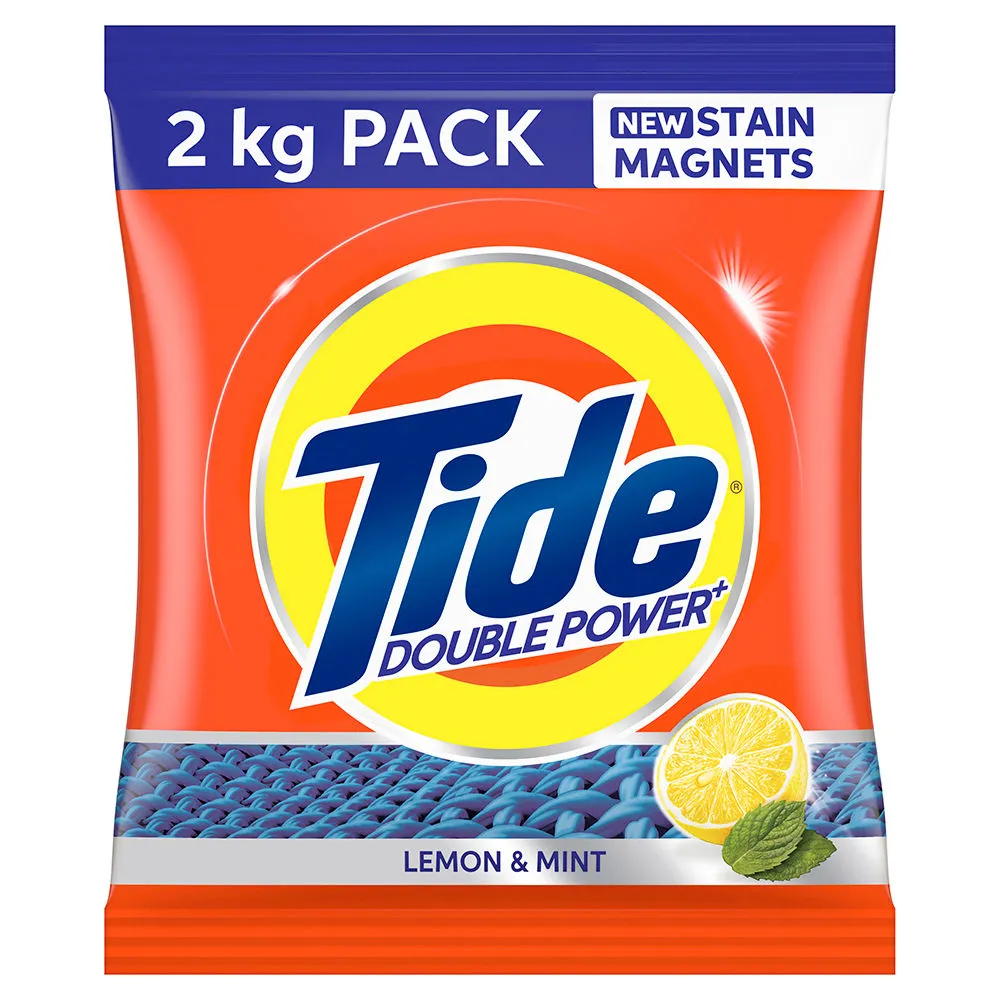 Tide Plus DoublePower Detergent Washing Powder (Lemon and Mint)