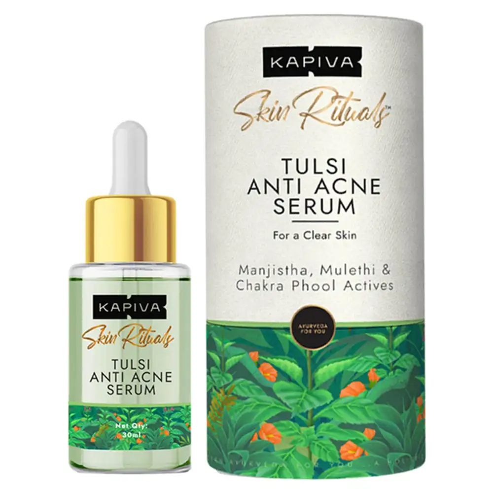 Kapiva Skin Rituals Tulsi Anti-Acne Serum,  30 ml  for A Clear Skin