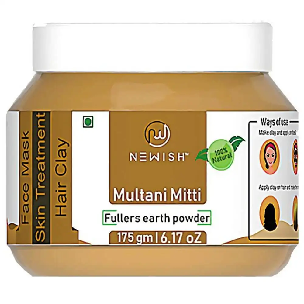 Newish Multani Mitti Face Mask,  175 g  for All Skin Types