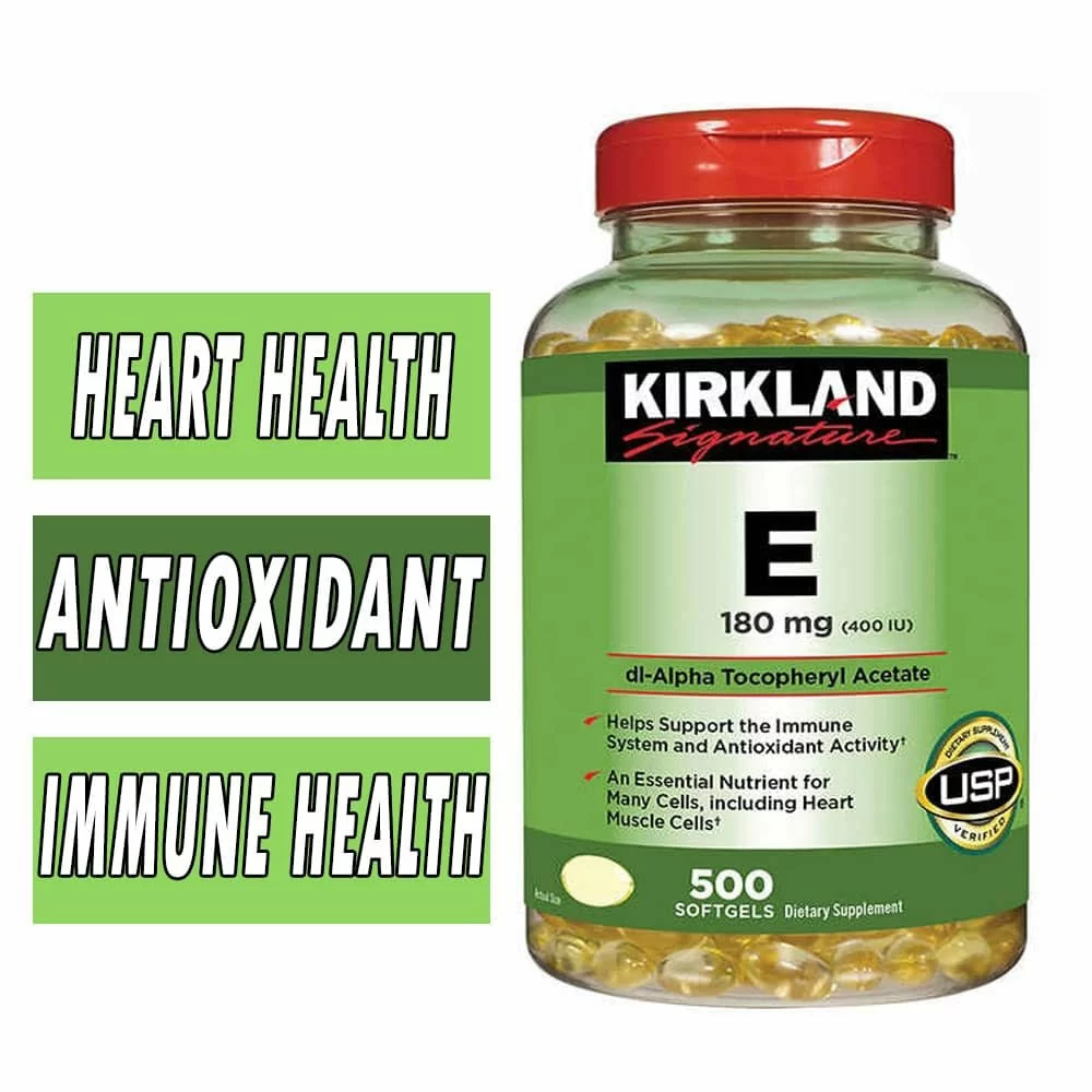 Kirkland Vitamin E - 400IU - 500 Softgels