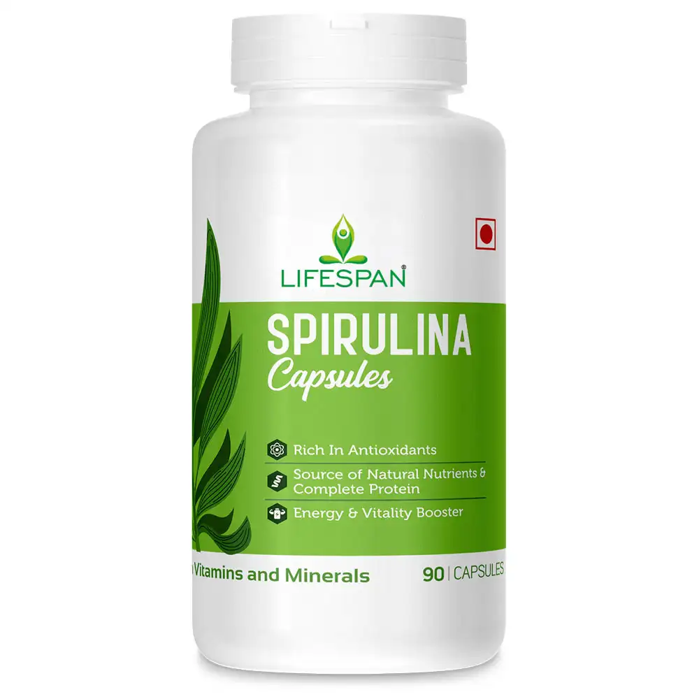 Lifespan Spirulina,  90 capsules