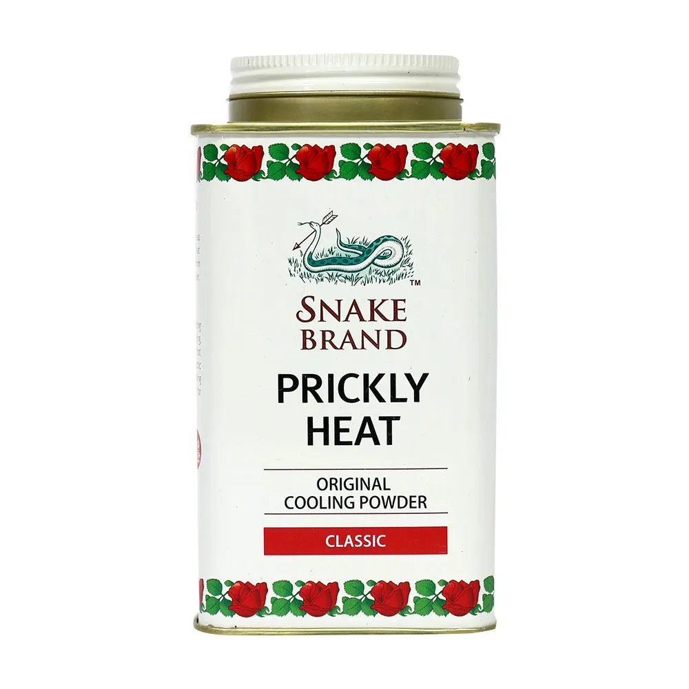 Snake Brand Prickly Heat Original Cooling Powder Classic