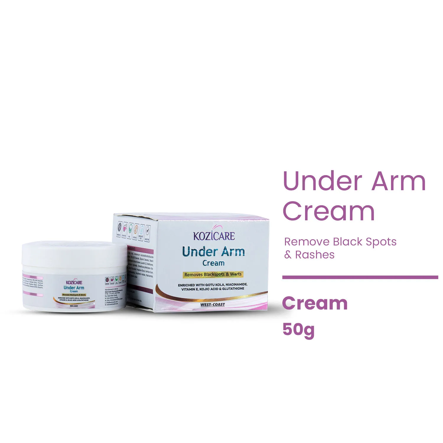 Kozicare Under Arm Brightening Cream