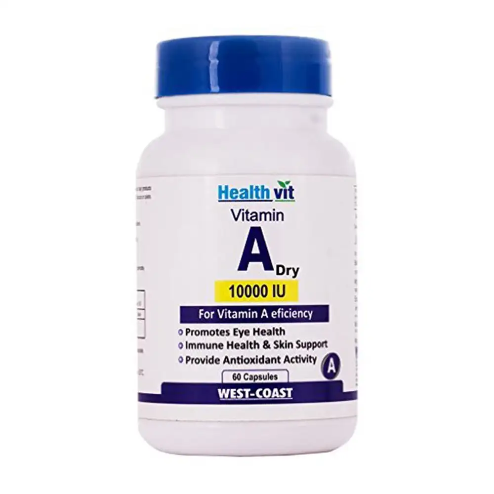 Healthvit Vitamin A Dry (10000 IU),  60 capsules