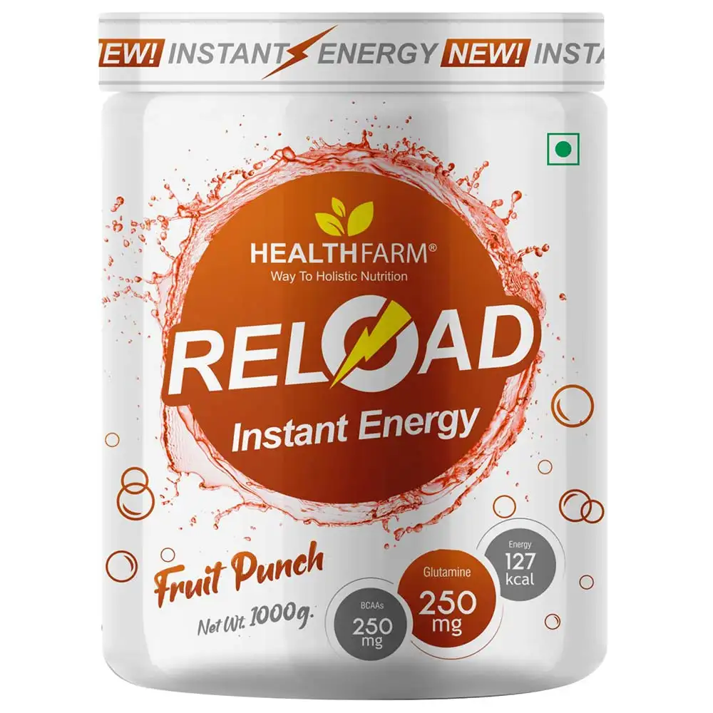 Healthfarm Elite Series Reload Instant Energy,  1 kg  Cola