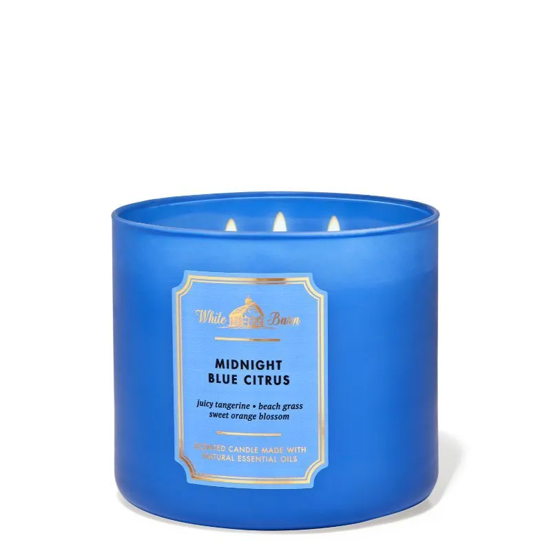 Bath & Body Works Midnight Blue Citrus 3-Wick Candle