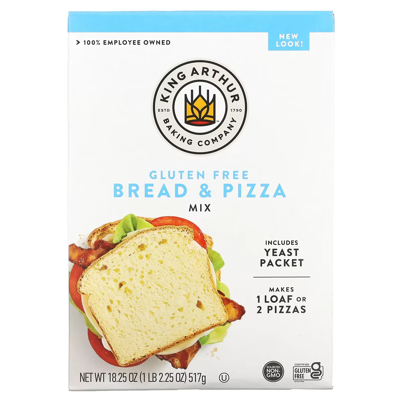 Bread + Pizza Mix, Gluten Free, 18.25 oz (517 g)