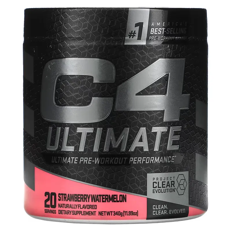 C4 Ultimate Pre-Workout Performance, Strawberry Watermelon, 11.99 oz (340 g)