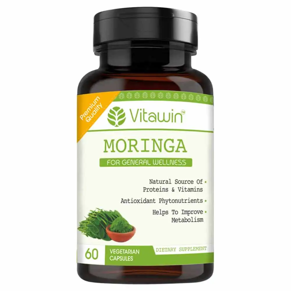 VITAWIN Moringa for General Wellness (500 mg),  60 capsules