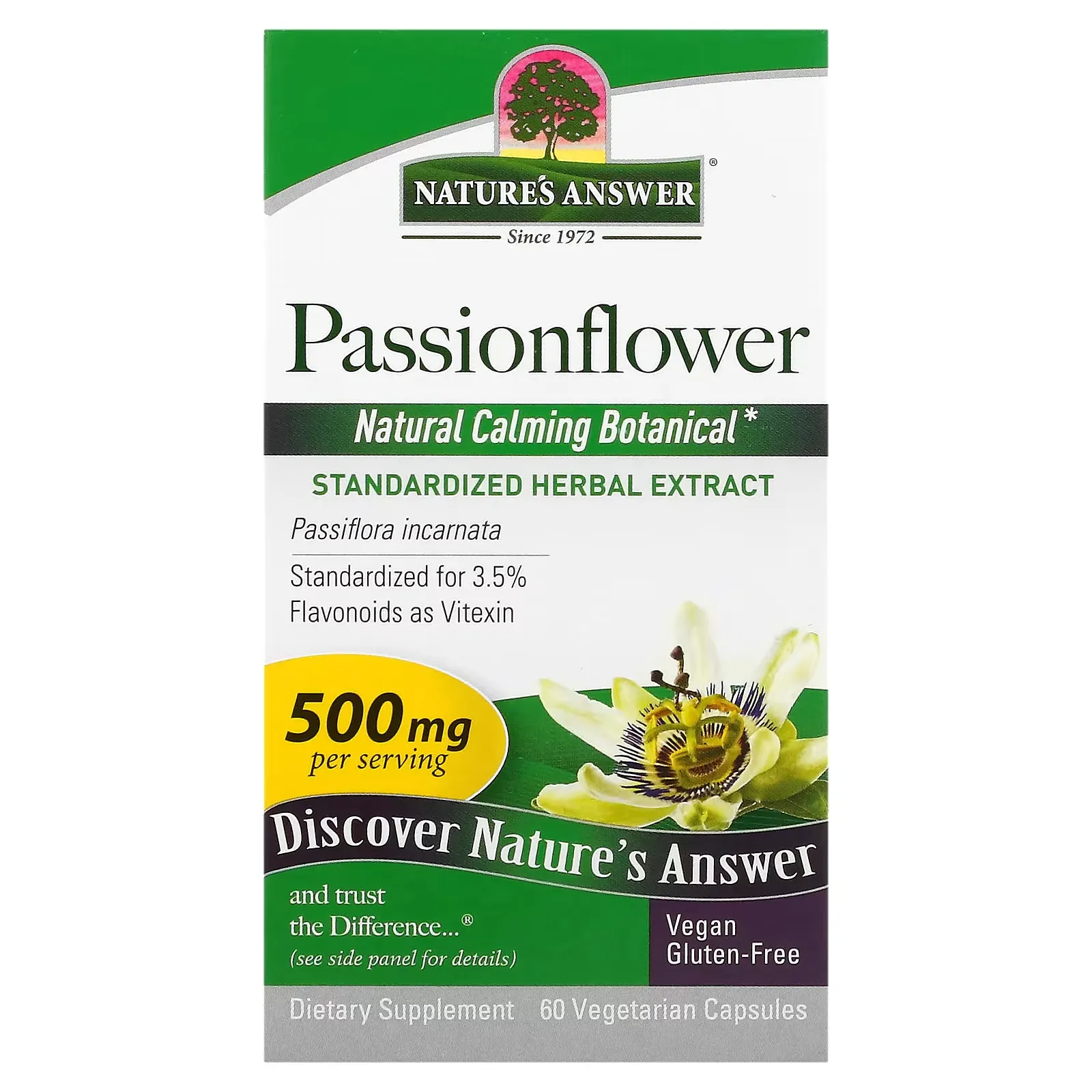 Passionflower, 250 mg, 60 Vegetarian Capsule