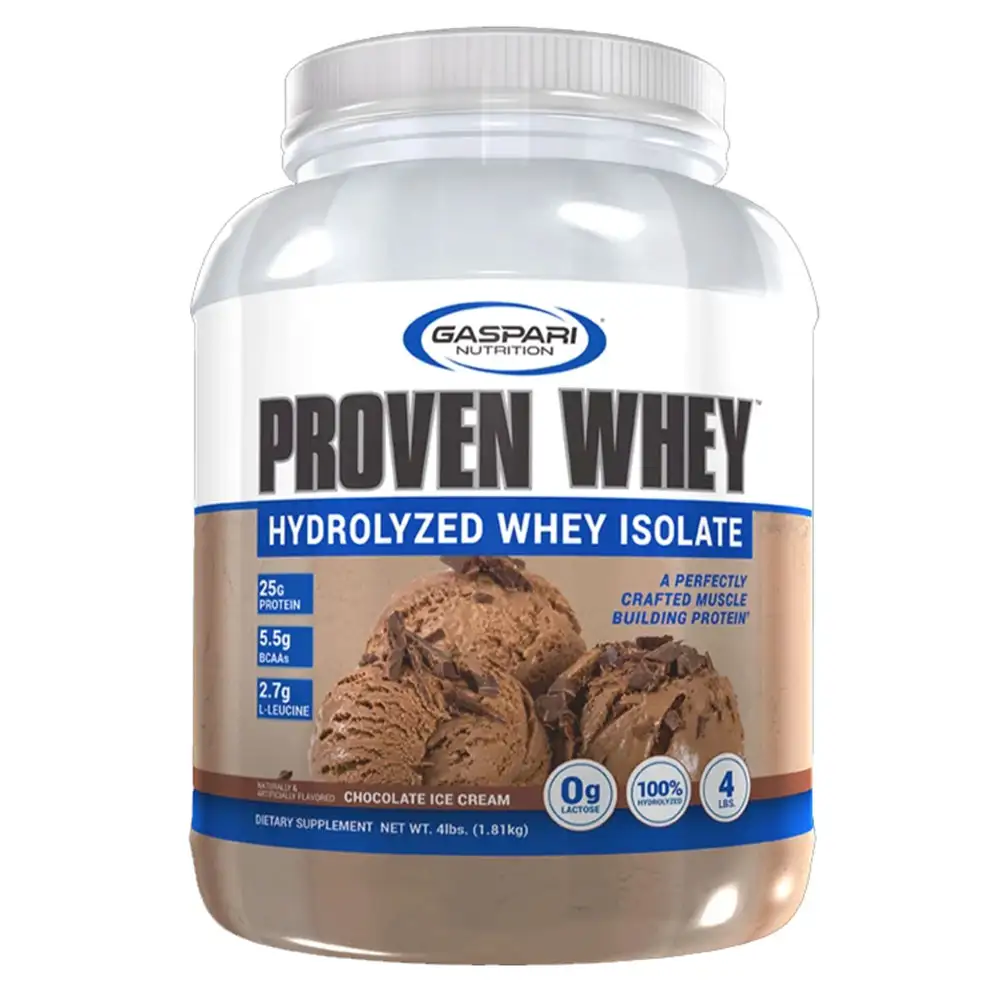 Gaspari Nutrition Proven Whey Protein,  4 lb  Chocolate Ice Cream