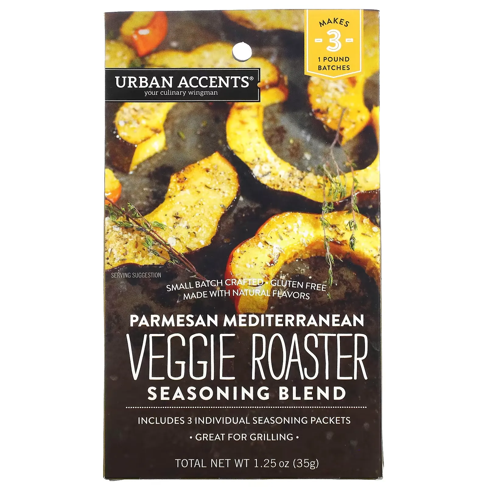 Veggie Roaster Seasoning Blend, Parmesan Mediterranean, 1.25 oz (35 g)