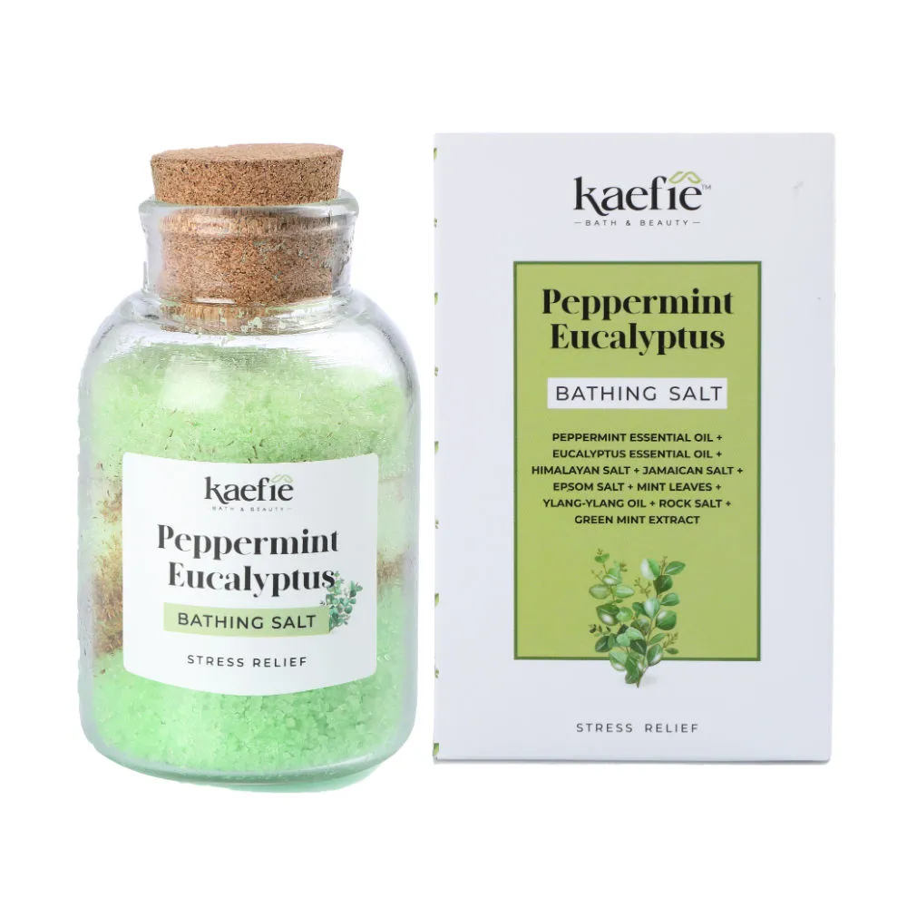 Kaefie Peppermint Eucalyptus Bathing Salt