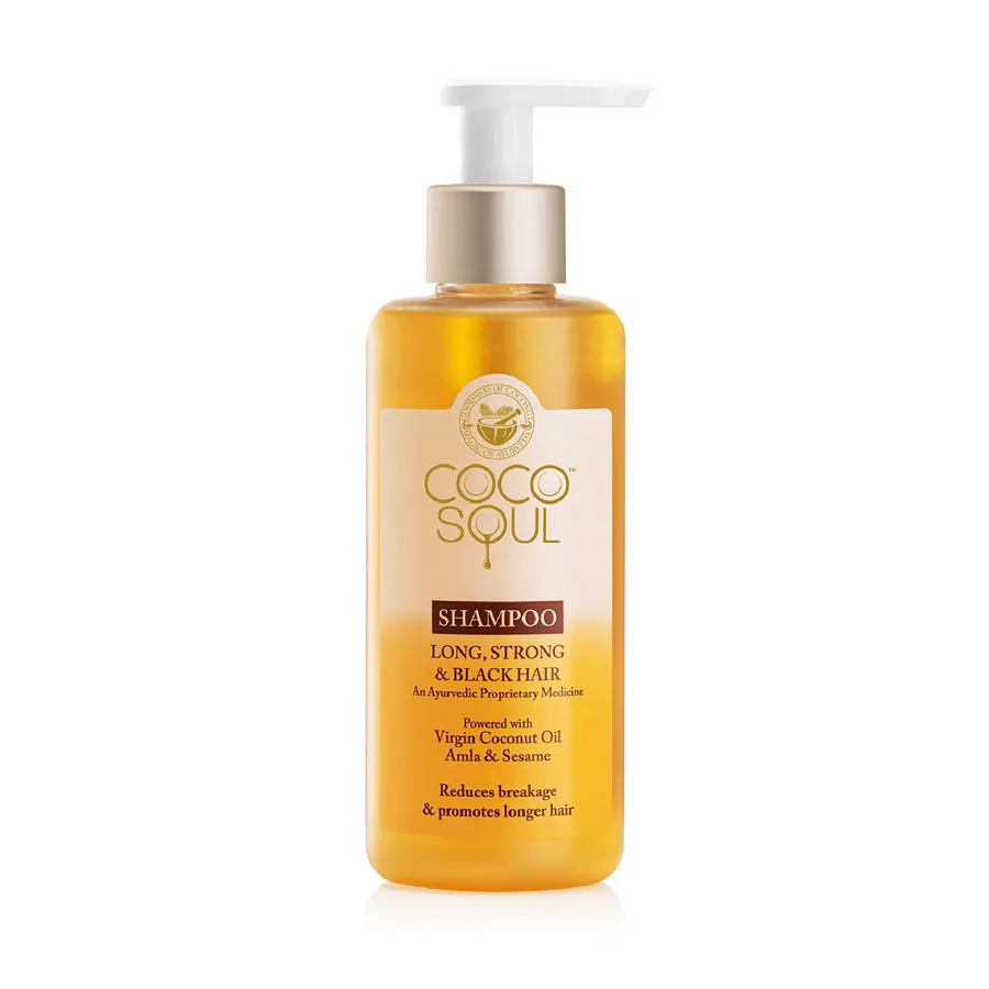 Coco Soul Shampoo for Long Strong & Black Hair with Amla From the Makers of Parachute Advansed