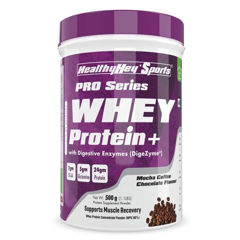 HealthyHey Nutrition Whey Protein Concentrate - Mocha Coffee Flavour