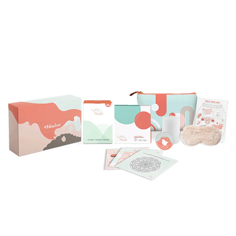 Nua Pamper Me All In One Period Kit Sanitary Pads Cramp Comfort & More