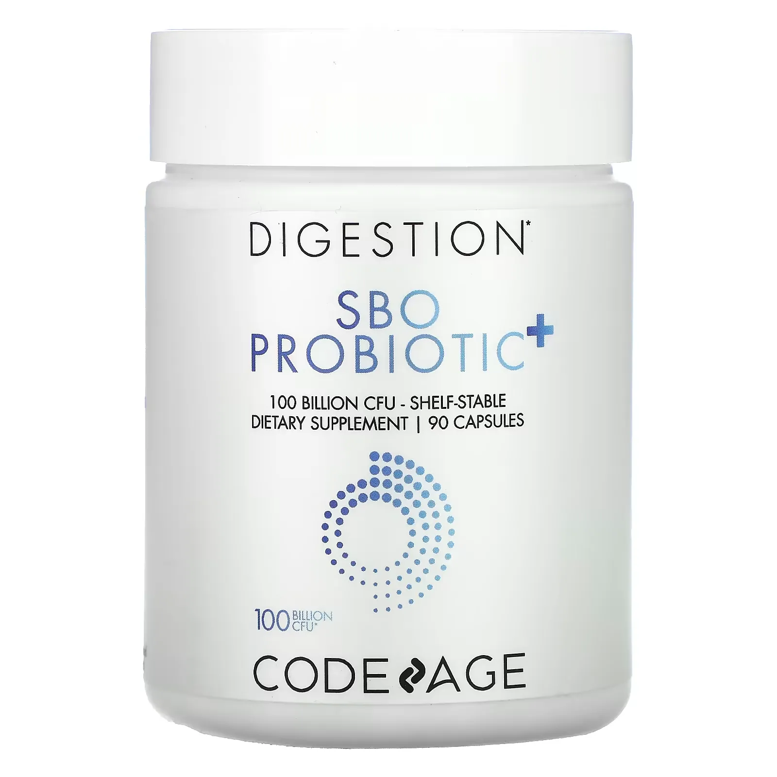 Digestion, SBO Probiotic+, Shelf-Stable, 100 Billion CFU, 90 Capsules