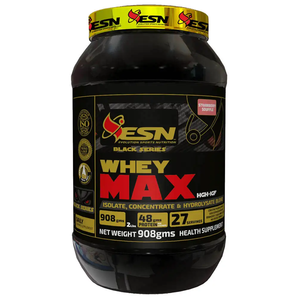 ESN Black Series Whey Max,  2 lb  Strawberry Souffle