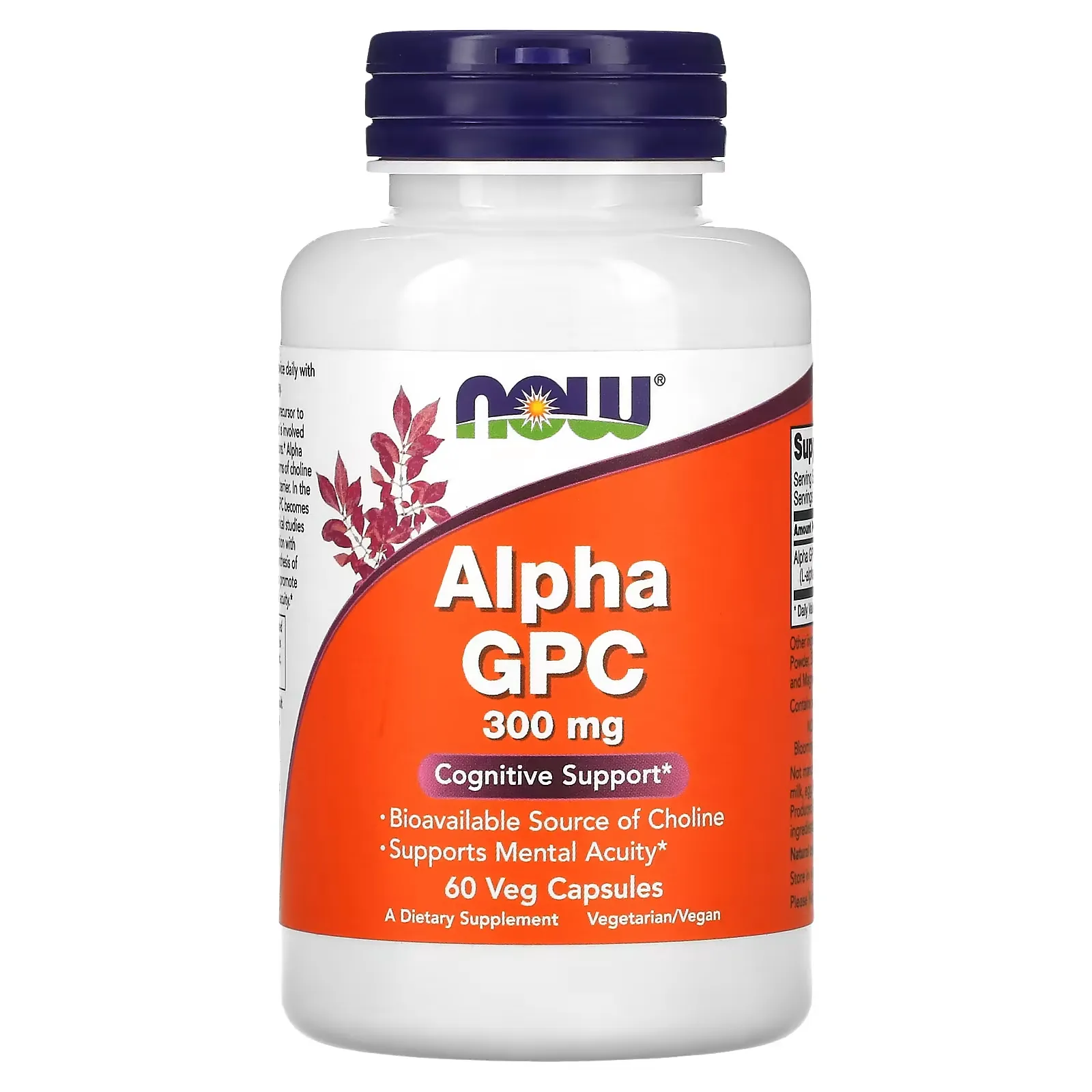 Alpha GPC, 300 mg, 60 Veg Capsules