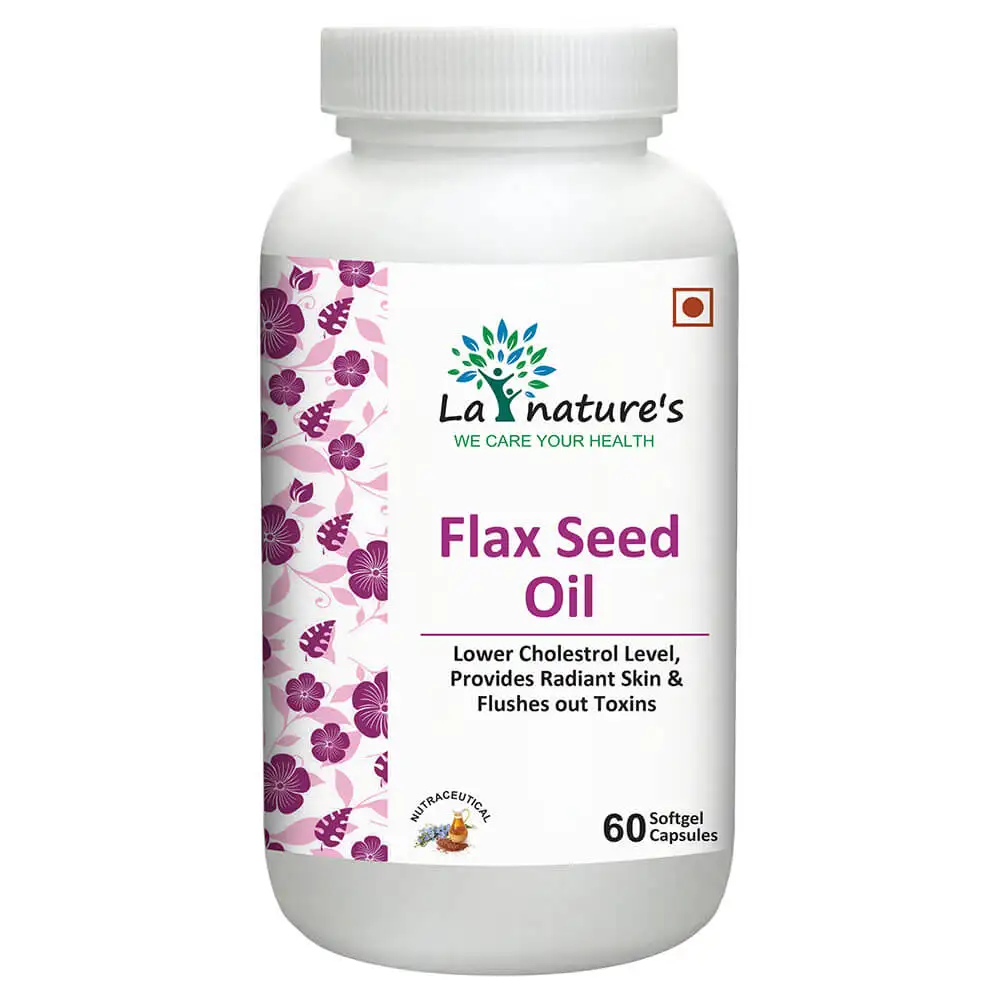 La Nature's Flax Seed Oil,  60 softgels