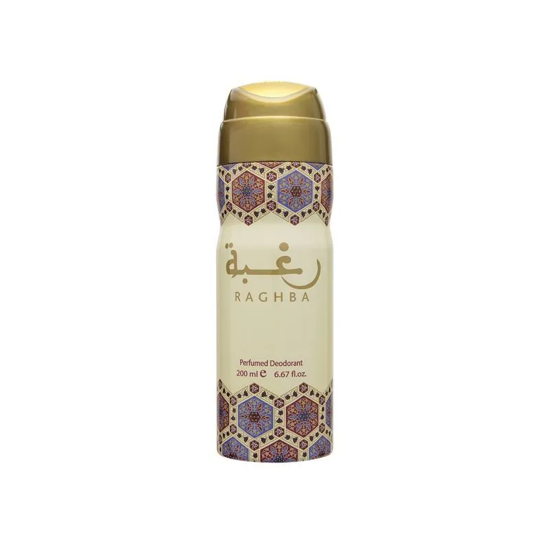 Lattafa Raghba Long Lasting Perfumed Deodorant