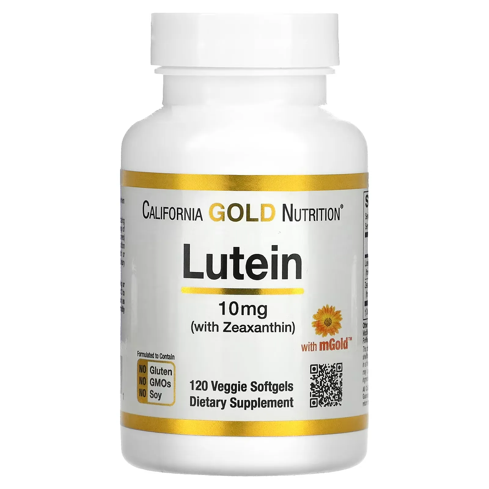 Lutein with Zeaxanthin, 10 mg, 120 Veggie Softgels