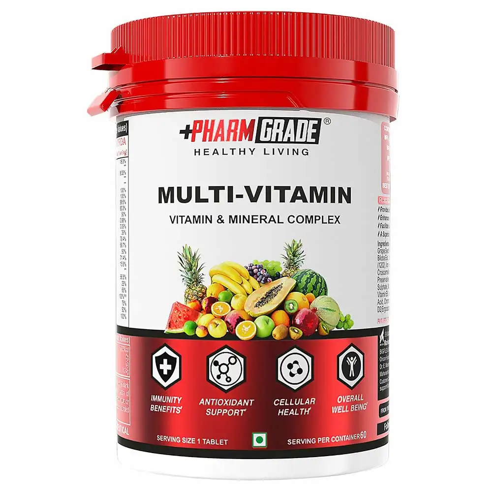 Pharmgrade Healthy Living Multivitamin,  60 tablet(s)  Unflavoured