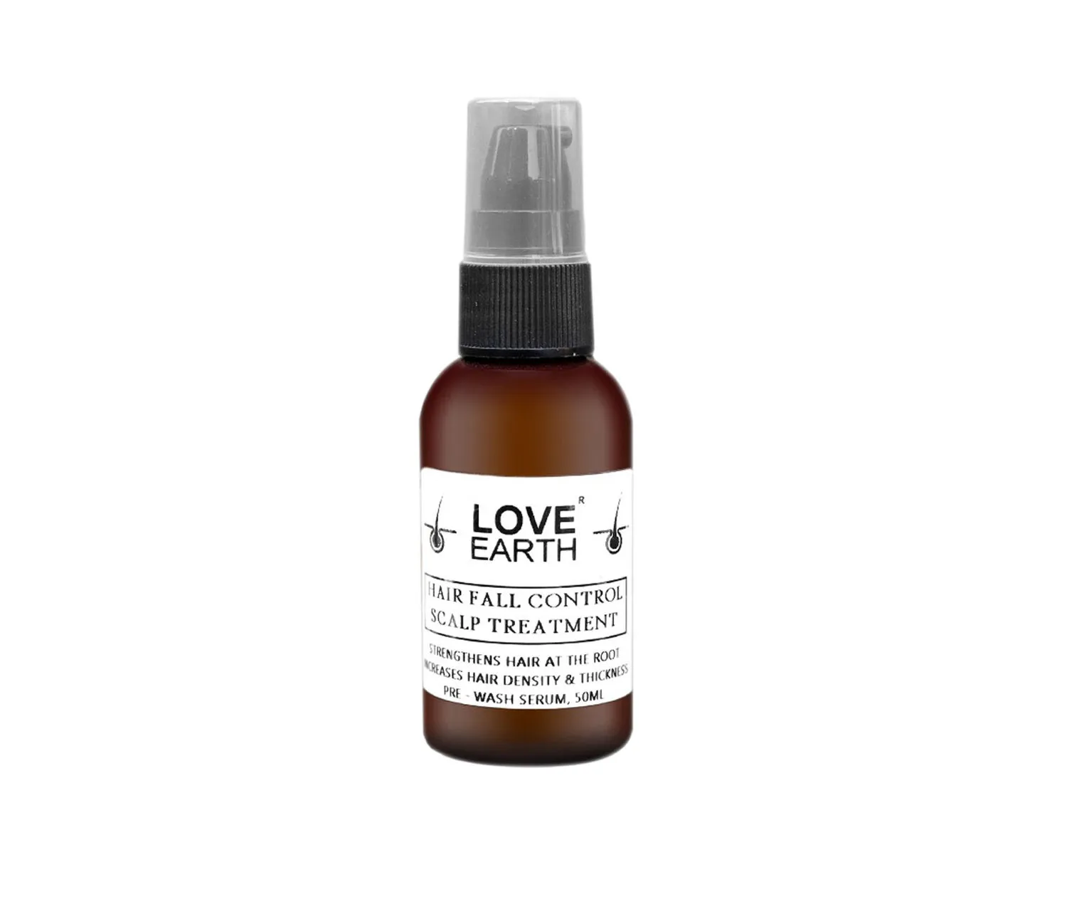 Love Earth Hair Fall Control Scalp Treatment for Hair Growth with Bhringraj & Essential Oils 50ml