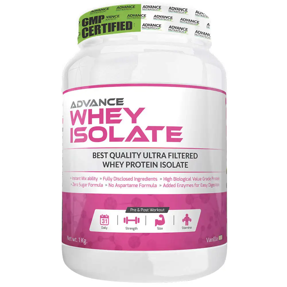 Advance Nutratech Advance Whey Isolate,  2.2 lb  Vanilla