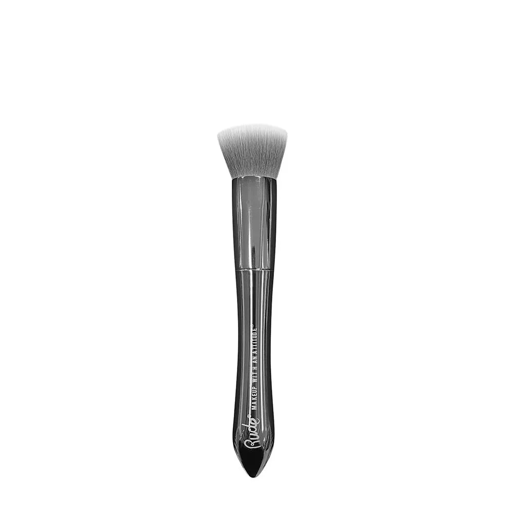 Rude Cosmetics Silver Bullet Flat Foundation Brush