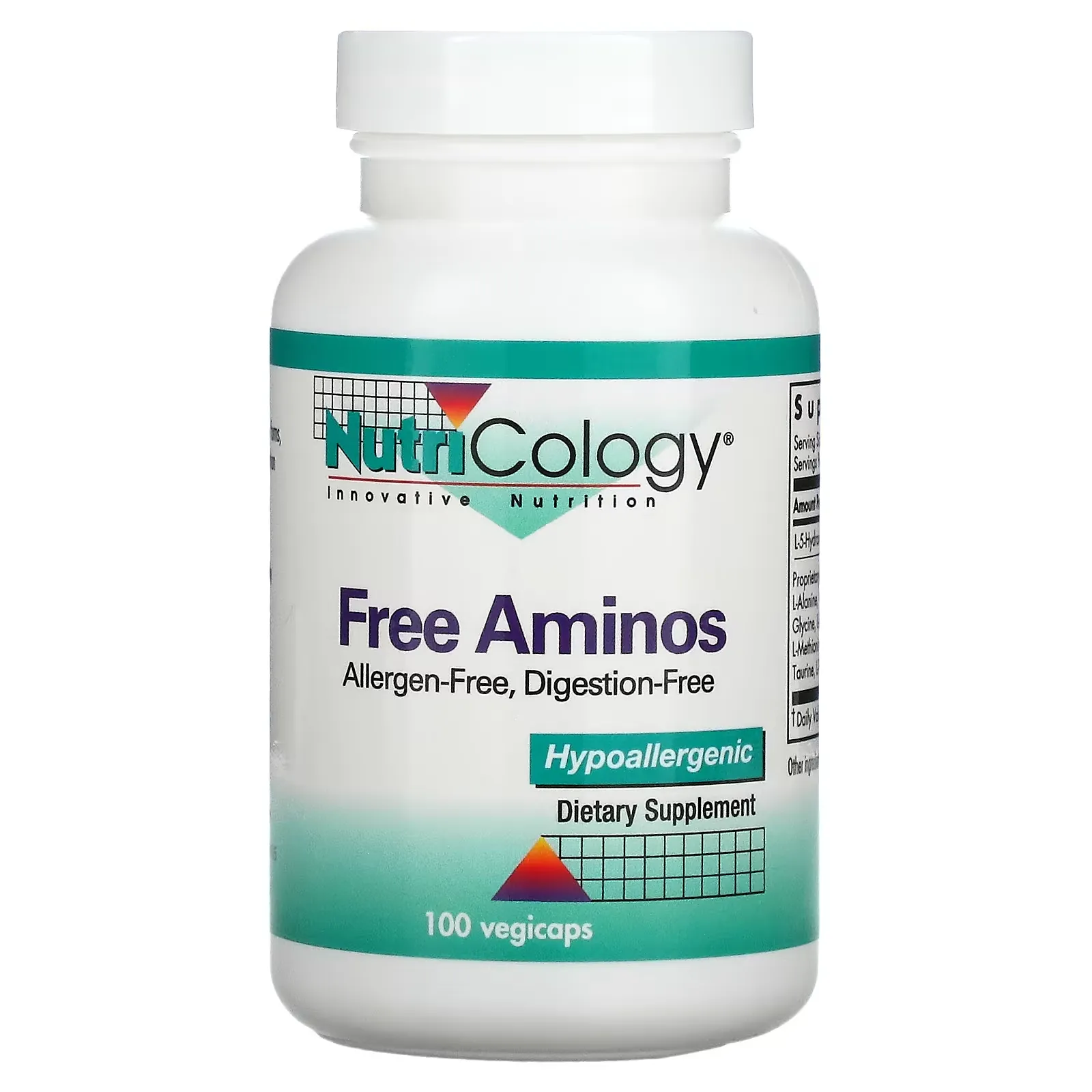 Free Aminos, 100 Vegicaps