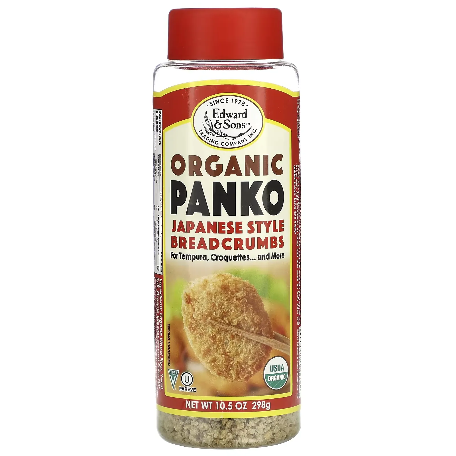 Organic Panko, Japanese Style Breadcrumbs, 10.5 oz (298 g)