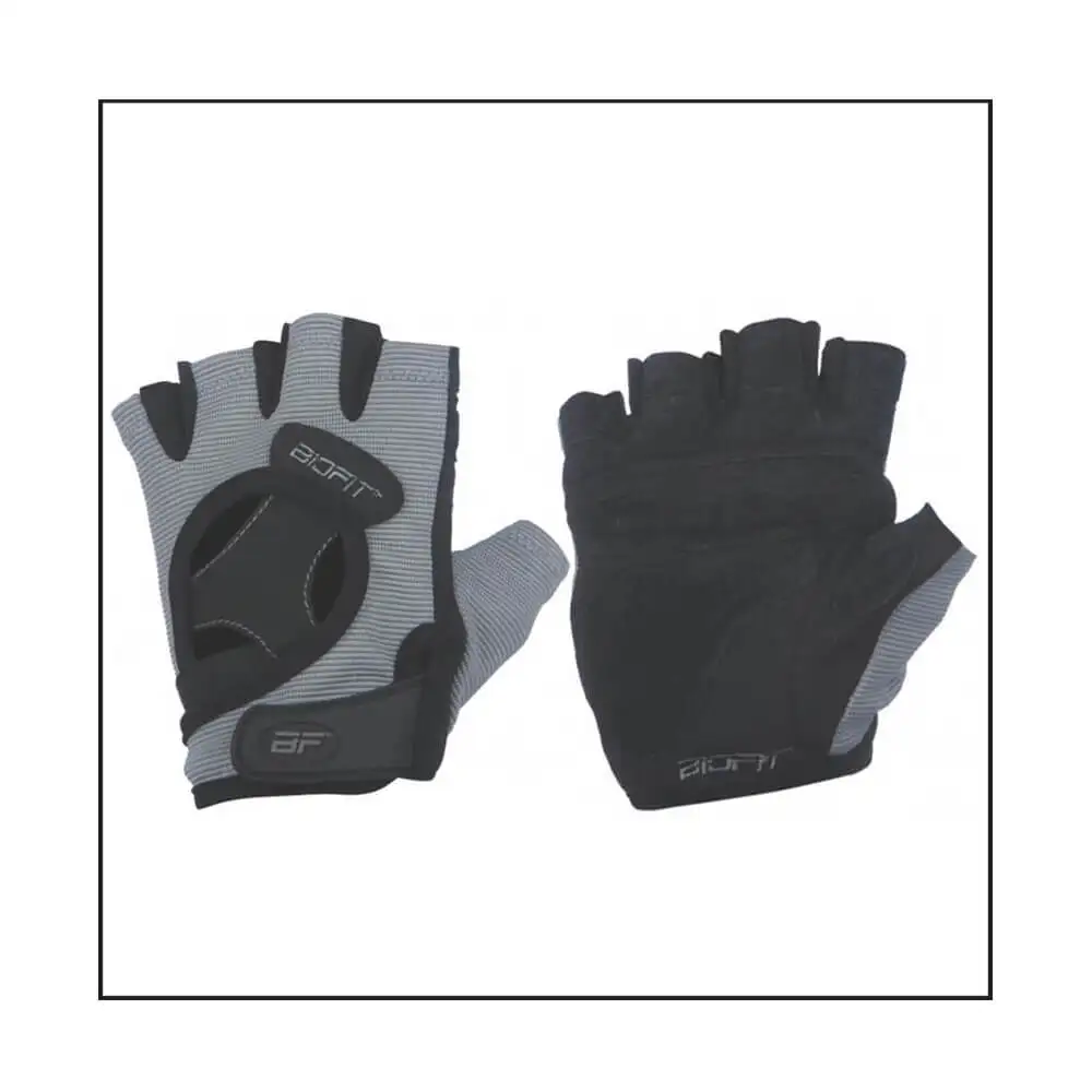 Biofit Classic Gloves Womens (1100),  Gray & Black  Large