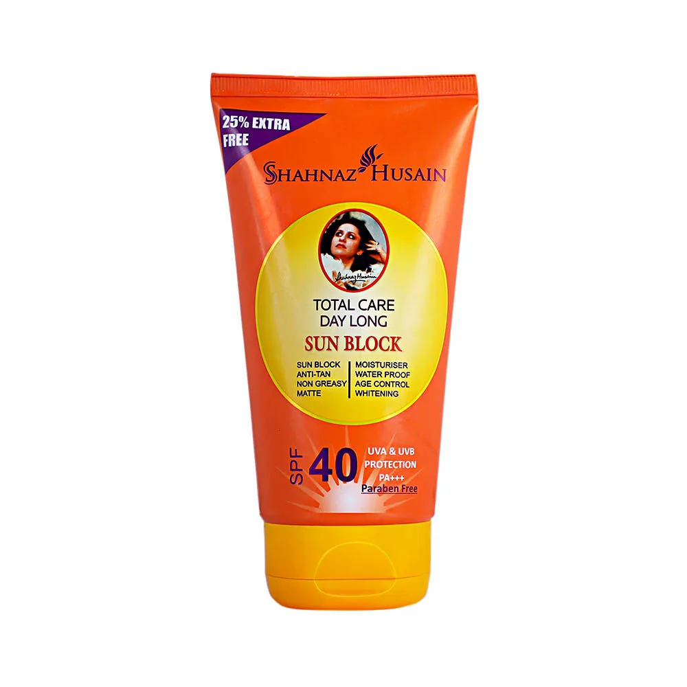 Shahnaz Husain Sun Block Total Care Day Long - SPF 40 PA+++