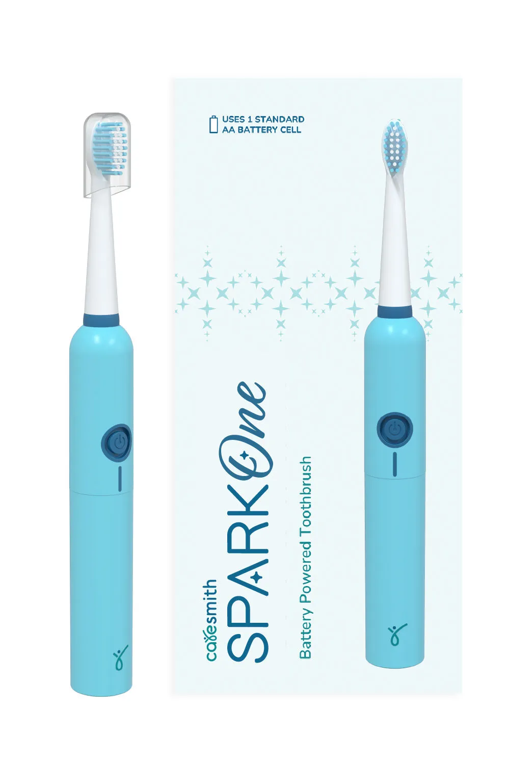 Caresmith Spark Lite Electric Battery Toothbrush (Blue)