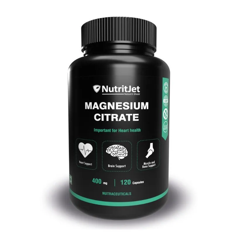 NutritJet Magnesium Citrate Veg Capsules