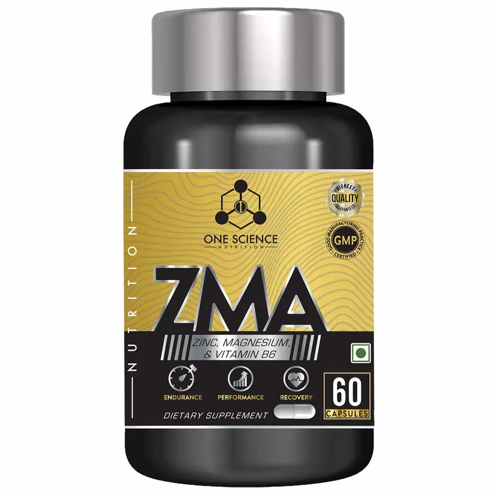 One Science ZMA,  60 capsules  Unflavoured