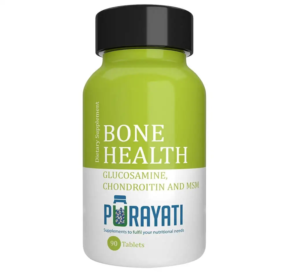 Purayati Bone Health Glucosamine Chondroitin and MSM,  90 tablet(s)