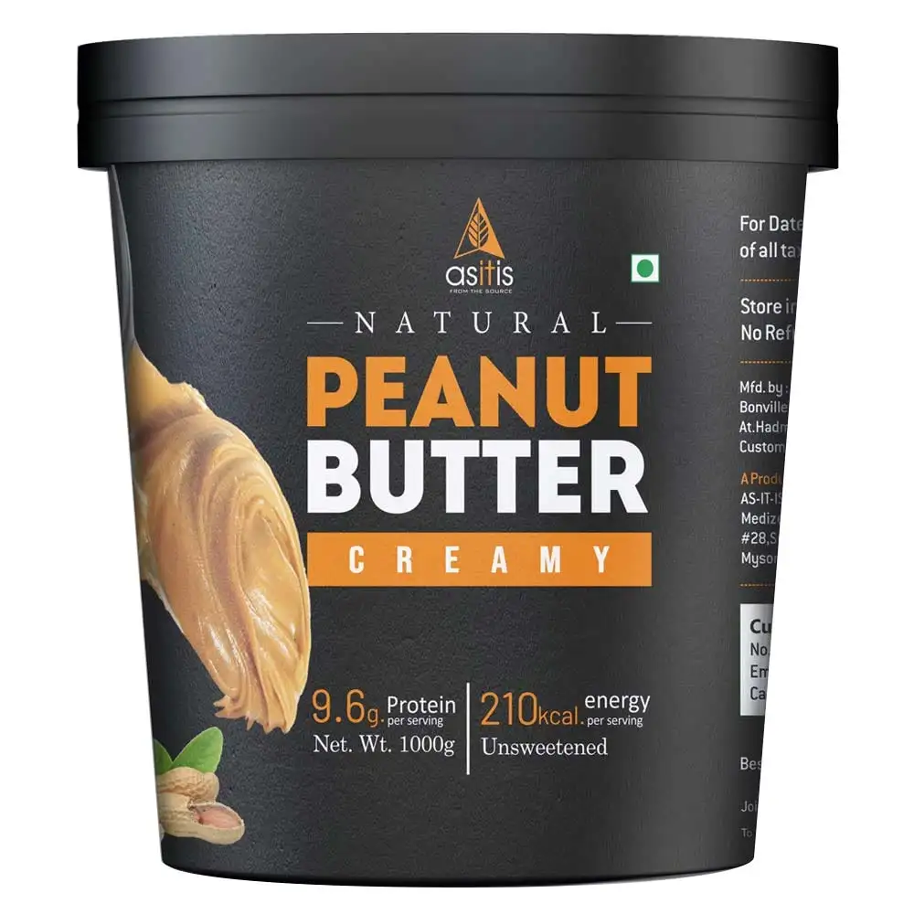 AS-IT-IS Nutrition Peanut Butter,  1 kg  Creamy