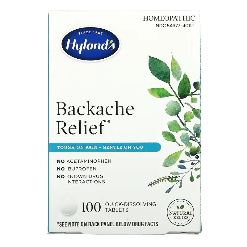 Backache Relief, 100 Quick-Dissolving Tablets