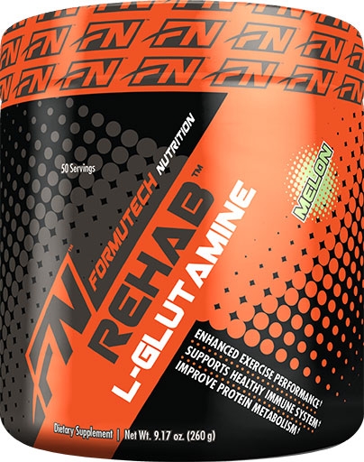 Rehab L-Glutamine By Formutech Nutrition, Melon, 250 Grams