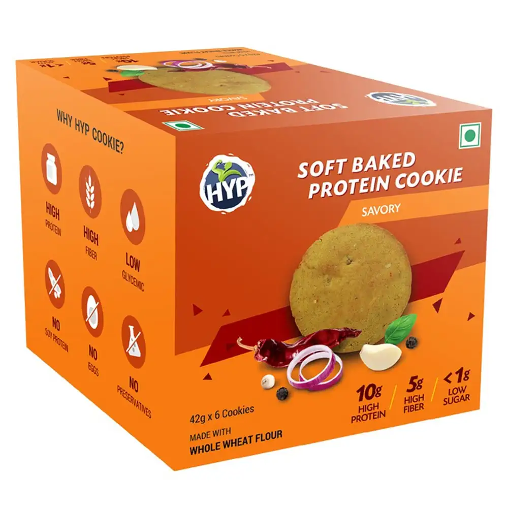 Hyp Protein Cookies,  6 Piece(s)/Pack  Savory