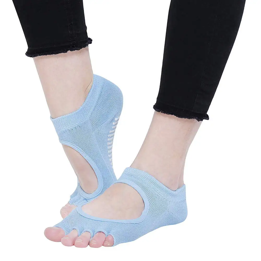 Strauss Yoga Socks,  Sky Blue  Free Size